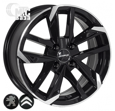 Диски ZW BK5788 7,5x17 4x108 ET25 DIA65,1 (BP)